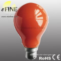 red yellow blue green round bulb colour B22 incandescent bulb